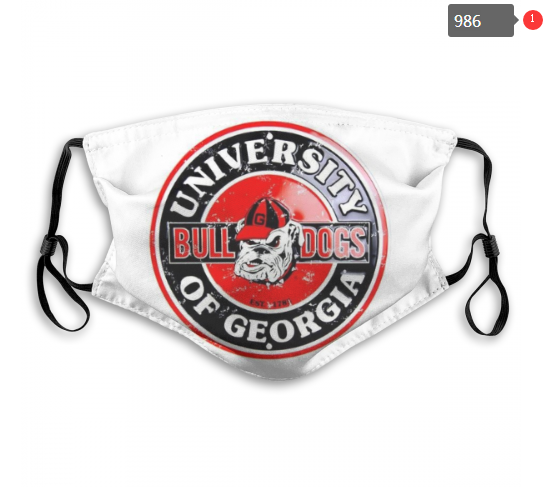 NCAA Georgia Bulldogs Dust mask with filter